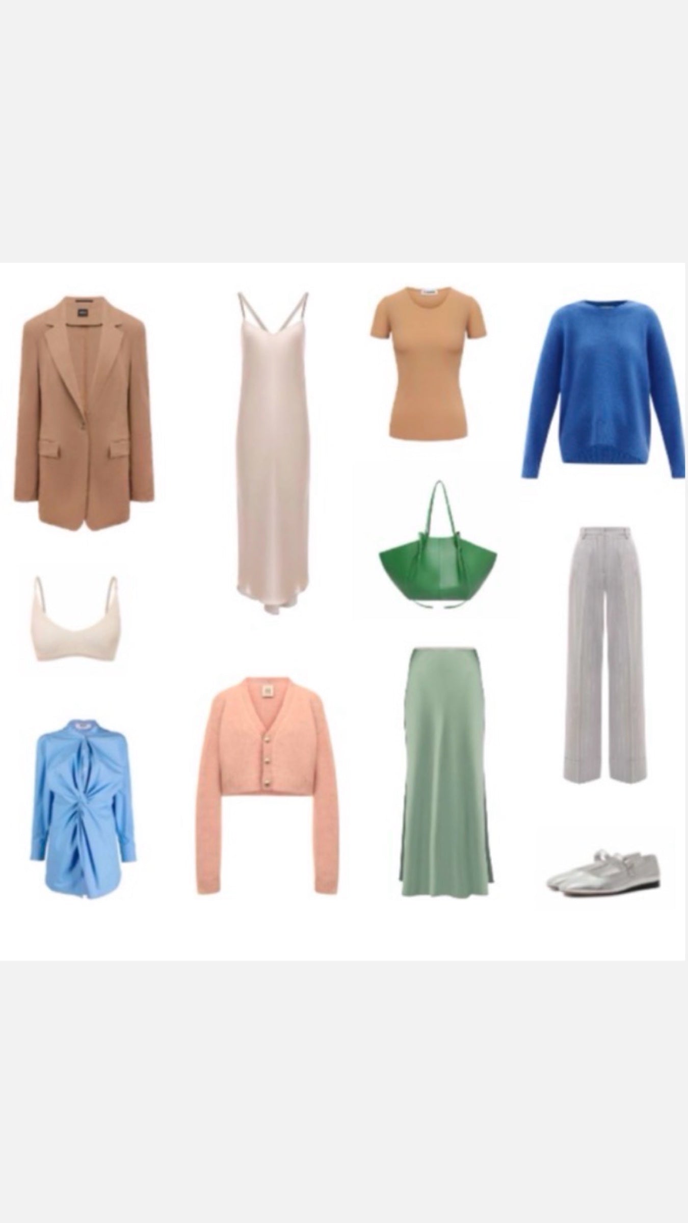 Drei Outfits aus vorhandenen Kleidungsstücken, Beispiel 2