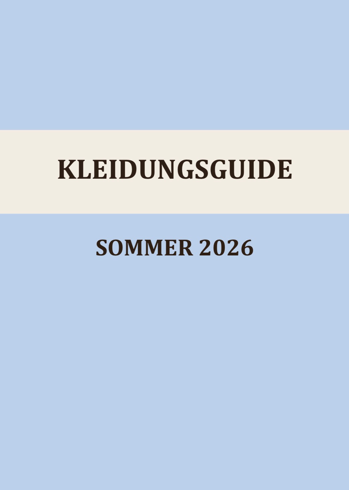 Kleidungs-Guide